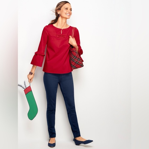 NWT Talbots Flawless 5-Pocket Jegging High Rise Jeans Saratoga Wash Size 10 - Picture 3 of 7